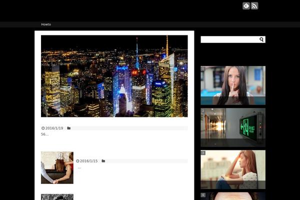 Simplicity Child theme site design template sample