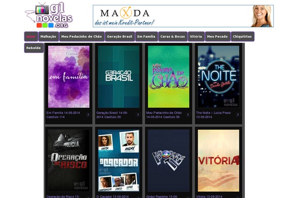 Videoflick Darkport theme websites examples