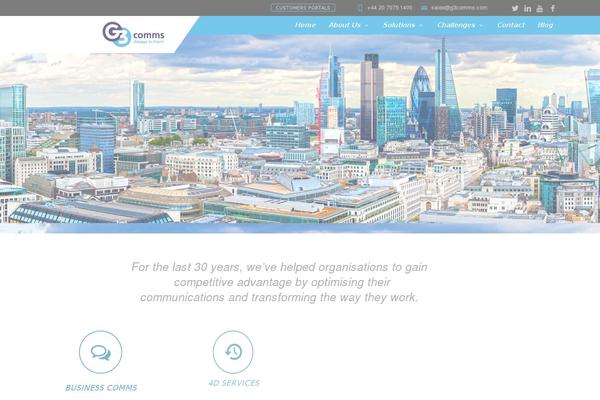 Fortuna-child theme site design template sample