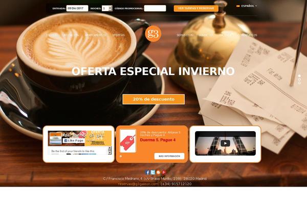 Site using Socials Ignited plugin