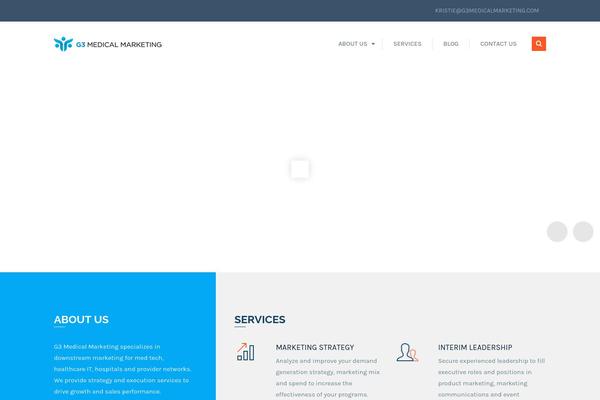 Consultancy_child theme site design template sample