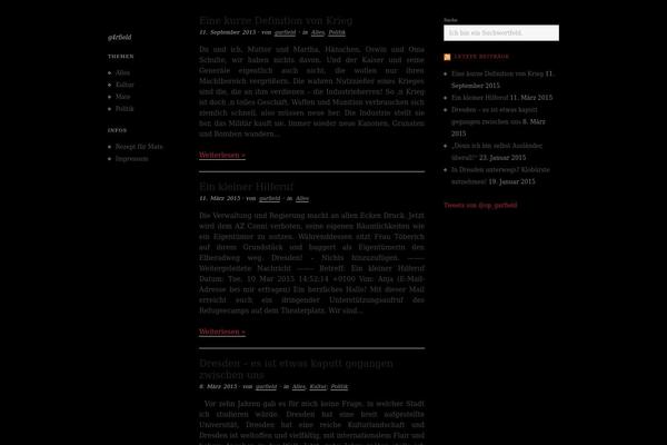 Ascetica theme site design template sample