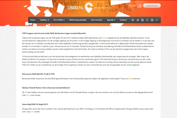 Bounce theme site design template sample