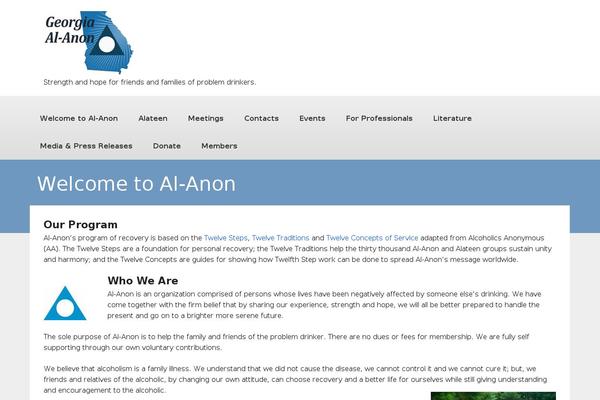 Site using Template-events-calendar plugin