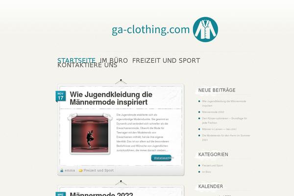 Personalpress theme site design template sample