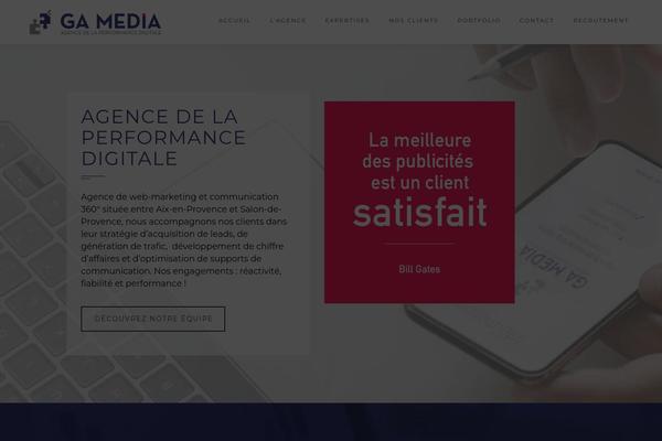 Juster theme site design template sample