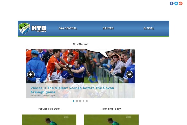 Site using AddThis Trending Content plugin