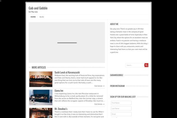 Leaf theme site design template sample