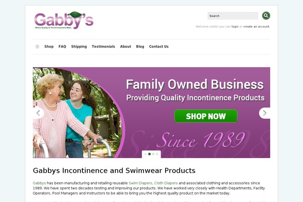gabbys.net site used Shoppica