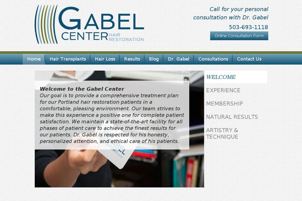 gabel theme websites examples