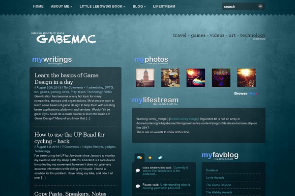 gabemac.com site used Irresistible