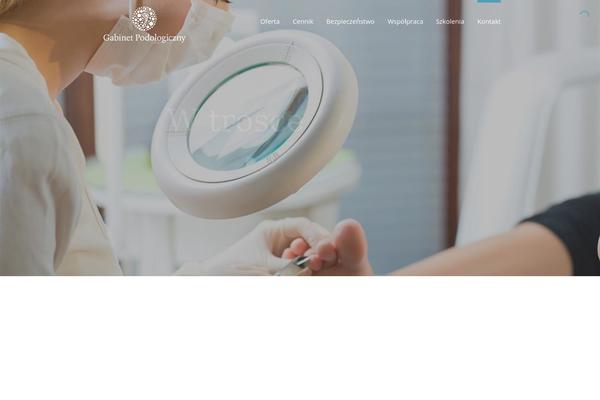 One theme site design template sample