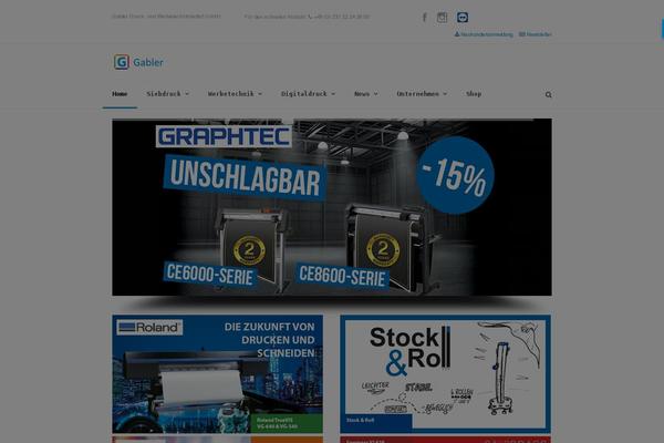 Site using Tiny Carousel Horizontal Slider plugin