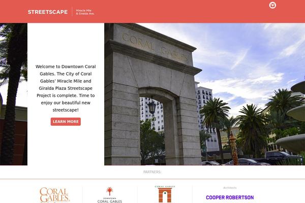 Shadow theme site design template sample