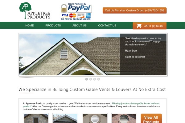gableventsandlouvers.com site used Appletree