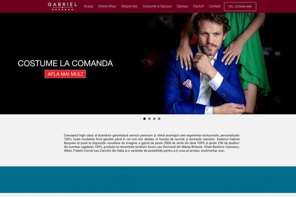Tesseract theme site design template sample