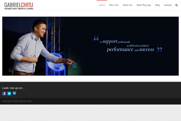 Infinite theme site design template sample