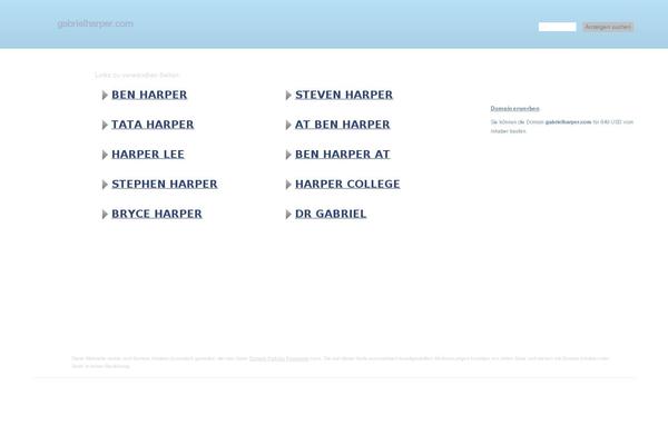 gabrielharper.com site used Isca