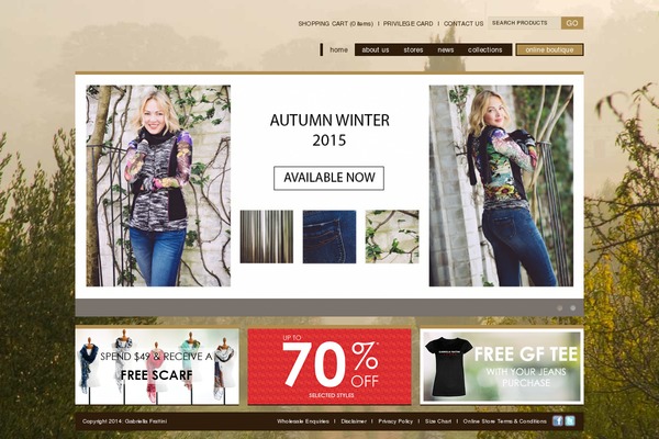 Gf theme site design template sample