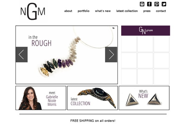 Gm theme site design template sample