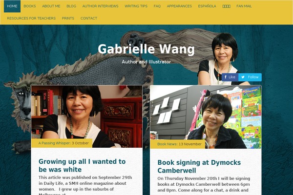 gabriellewang.com site used Gw