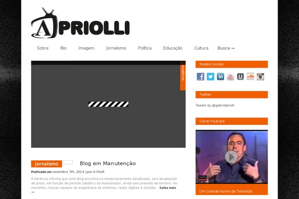 Gonzo theme site design template sample