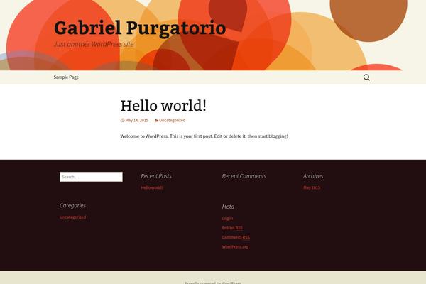 Maxwell theme site design template sample