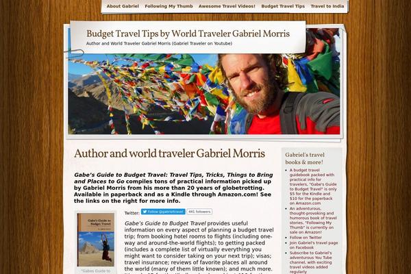 Adventure Journal theme site design template sample