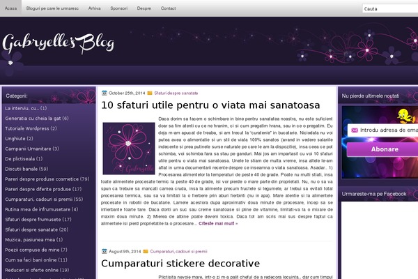 gabryelles-blog.com site used Beautysite