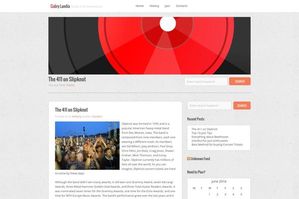 gabrylandia.com site used Reposter