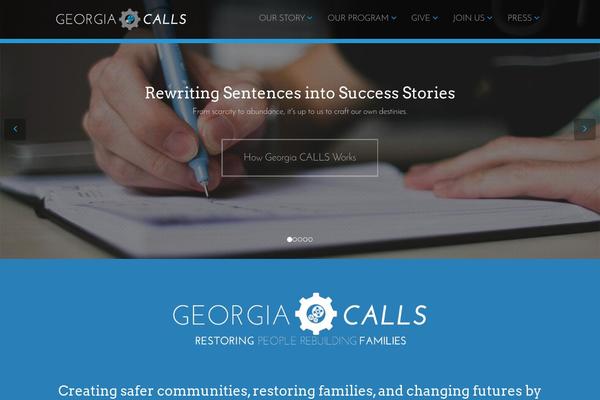 gacalls.org site used Flattheme