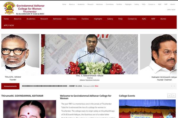 Uoc theme site design template sample
