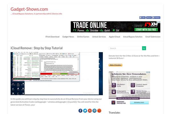 Site using Kill-adblock plugin