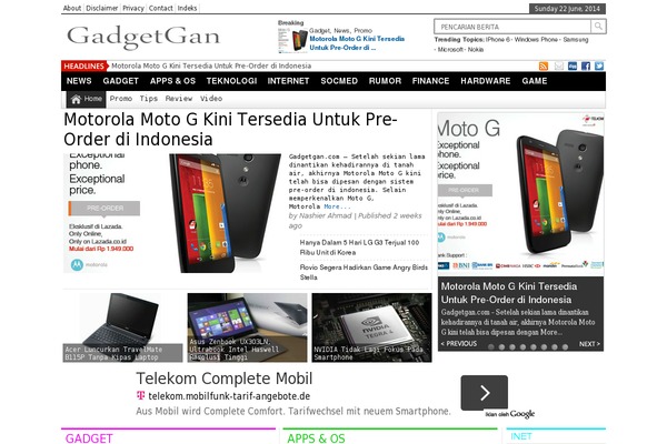 gadgetgan.com site used Revenueplus