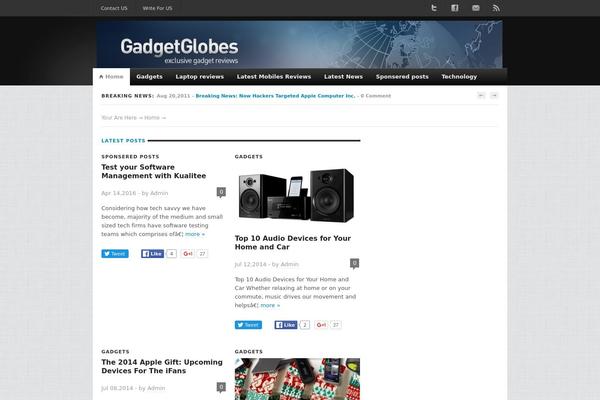 BlackLight theme site design template sample
