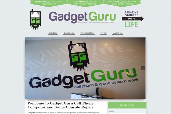 gadgetgururepair.com site used Whitesharktemplate3