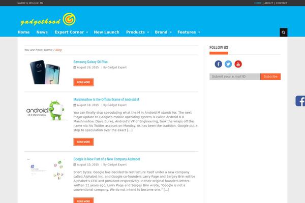 gadgethood.com site used Upstar