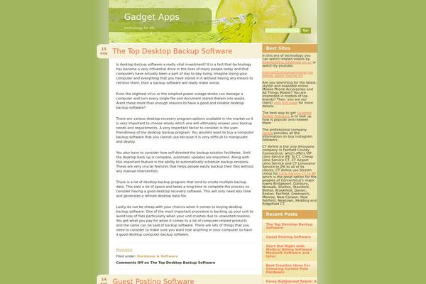 Lime Slice theme site design template sample