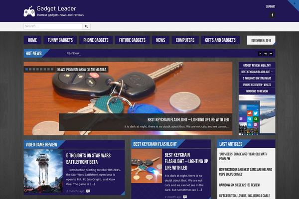 Powermag theme site design template sample