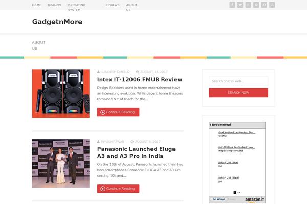 Blogland theme site design template sample