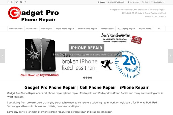 gadgetprorepairs theme websites examples