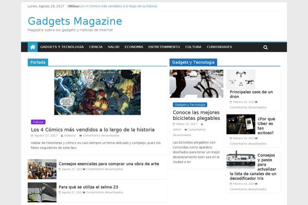 ColorMag theme site design template sample