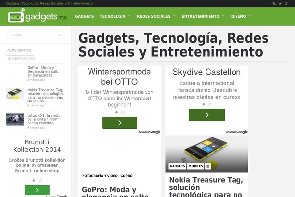 Bayside theme site design template sample