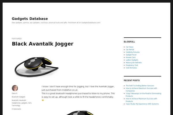 gadgetsdatabase.com site used Wp-mint-magazine