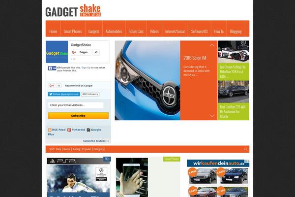 FlyingNews theme site design template sample