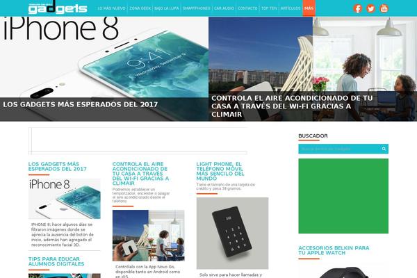 Site using Geekmagfeatures plugin