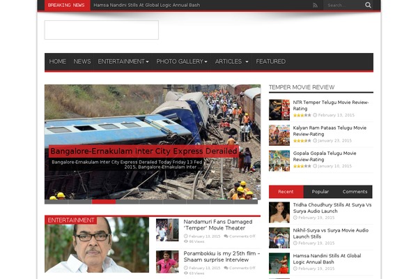 Jarida theme site design template sample
