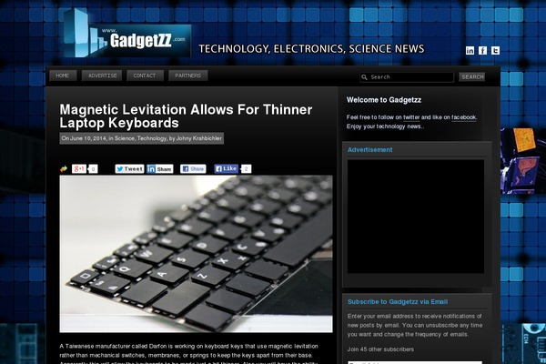 gadgetzz.com site used Halftype