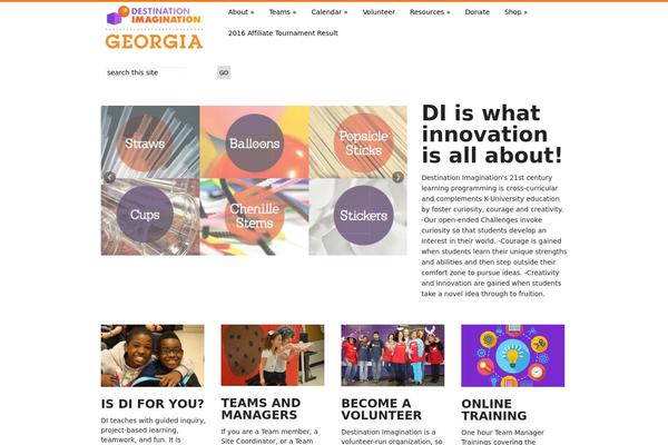 Discoverpro theme site design template sample