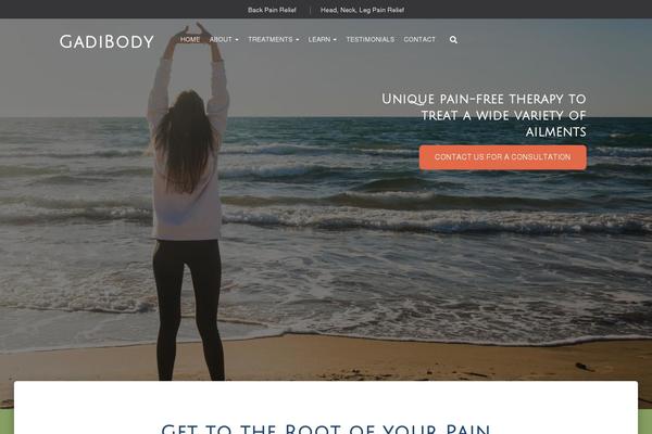 Hestia-child theme site design template sample